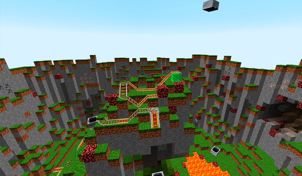 Minecraft Mapas de parkour, jogando craft, baixe minecraft, jugar parkour