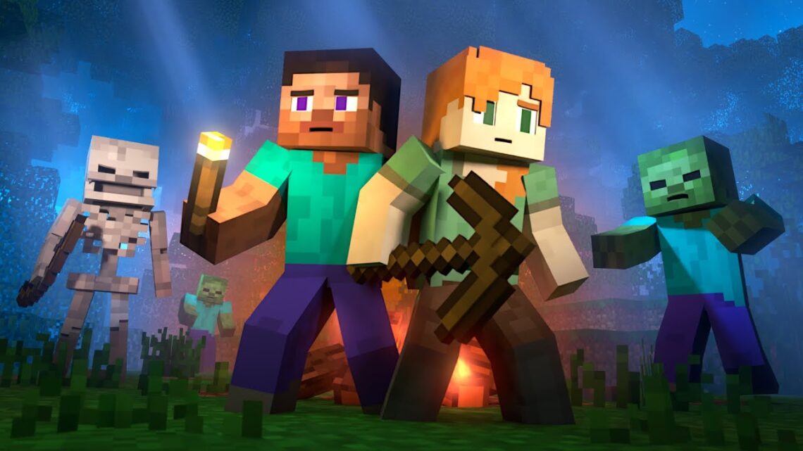 Alex e Steve Minecraft