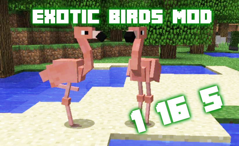 Exotic Birds Mod, minecraft Mod Exotic Birds 1