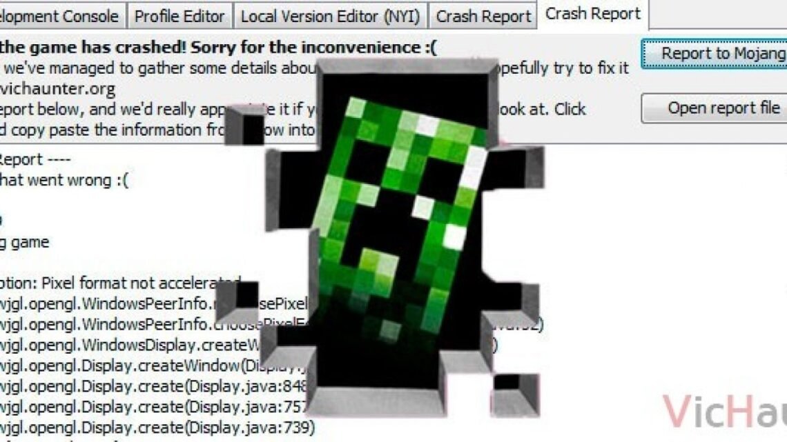 solucionar errores minecraft
